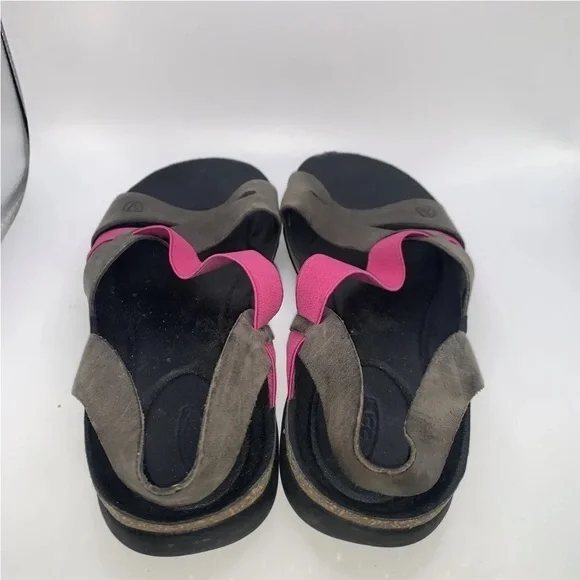 KEEN Dauntless Leather Strappy Sandals Size 8  Good Preowned Condition - Picture 4 of 5